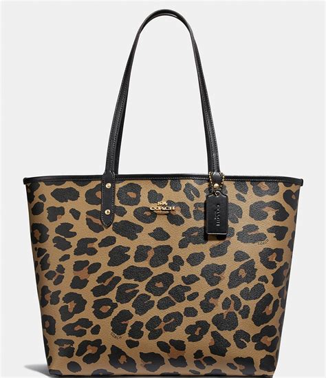 leopard print coach bag